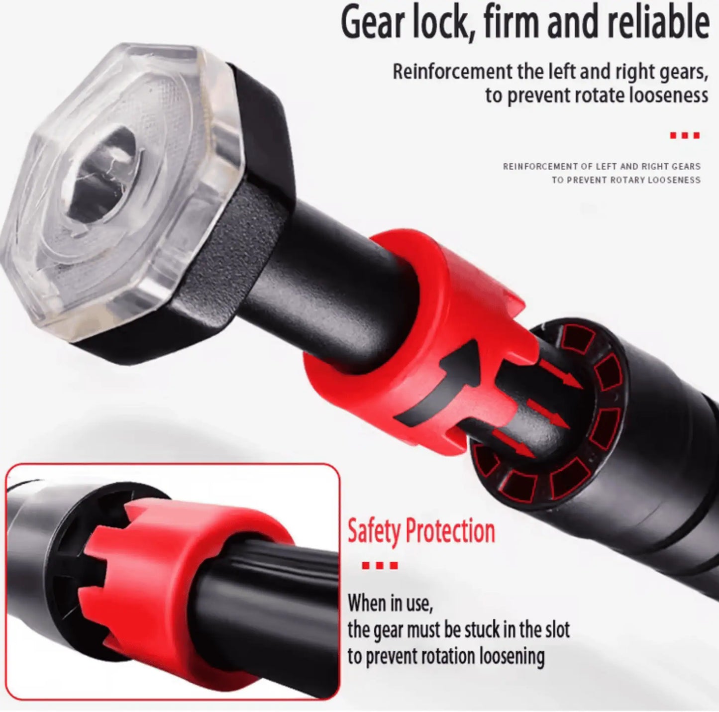 Stabil och säker stång